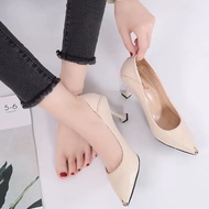高跟鞋 高跟鞋 2024 新款 Genuine Leather Stiletto High Heels - Spring/Summer/Autumn 2025, Anti-Kick Design, B