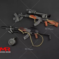ZYTOYS ZY2007 ZY2008 1/6 AK47 AKS47 Model Senapang Senjata Plastik Aksesori Adegan Alat Peraga untuk
