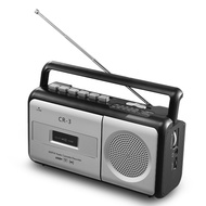 Portable Cassette Player CR-3, AM/FM Radio Cassette Recorder with Tape to USB/TF Conversion, USB/TF 