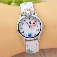 [YIKAZE] Diamond Kids Watch Frozen Princess Elsa Watch Ice Queen Frozen Cute Cartoon Girls Wristwatc