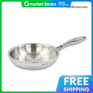 กระทะสเตนเลสสตล 5 ชน ยหอ Hanil STS รน Bailey ขนาด 20 ซม. ใชไดกบเตาแมเหลกไฟฟา (IH)