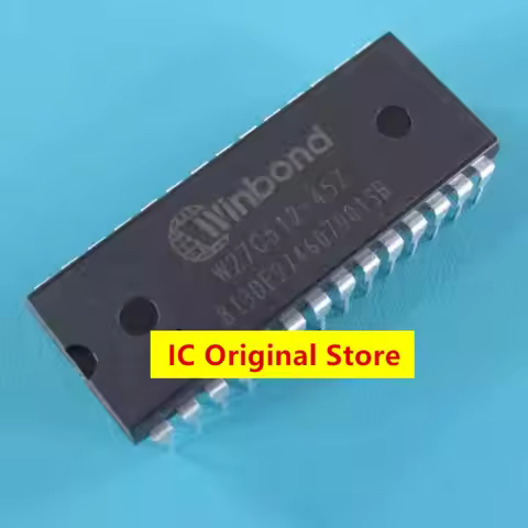 10pcs W27C512-45Z Import Original Memory Chips W27C512 DIP28 Electronic Components IC W27C512-45