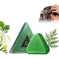 Nature Triangle Shampoo Bar, Nature Seven Green Soap Shampoo, Seven Green Shampoo Bar, Usman Grass S