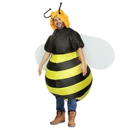 Adult Bee Inflatable Costume Cute Funny Animal Cosplay Costume Halloween Carnival Animal cos Costume Event Performance Stage Performance Costume Unisex