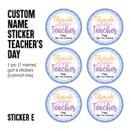 Sticker Hari Guru / Sticker Teacher /  Hadiah Hari Guru  / Teachers Day Gift / Hadiah Terima Kasih C