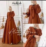 GAMIS ALUNA GOWN NABTIK/GAMIS ALUNA AIRFLOW/GAMIS ALUNA GOWN AIRFLOW JUMBO/GAMIS MAXI JUMBO/GAMIS CI