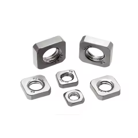 20-100pcs DIN562 Metric Thin Square Nuts M3 M4 M5 M6 M8 M10 Stainless Steel thin nut