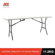 LIFETIME TABLE 6FT FH WHITE PROMO