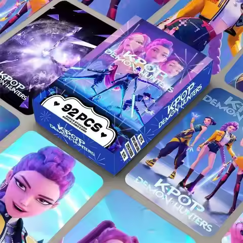 Korean anime photo cards and sticker sets, fashion accessories, fan merchandise, and small gifts for