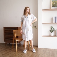 GREET NIGHT WEAR - Organic Silk Negligee Model: T-352 / DK