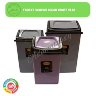 Regular - Clean Comet Star Trash Can Dustbin Rubbish Bin Trash Bin Large Bin