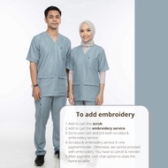 Water - THREE O (ELEMENTS) Scrub Suit