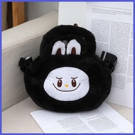 ✗ ▴ ℁ ➟ DAPHNE Labubu Plush Bag, Cartoon Colourful Shoulder Bag, Large Capacity Portable Crossbody