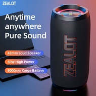 [In Stock]ZEALOT S76 50W High Power TWS Bluetooth HiFi Speaker Bass Subwoofer support USB/TF Card
