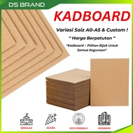 Cardboard DIY A5, A4, A3, A2, A1, A0 Size / Kotak Lapik Kad / Packaging Card Board/Packing Kotak/Pac