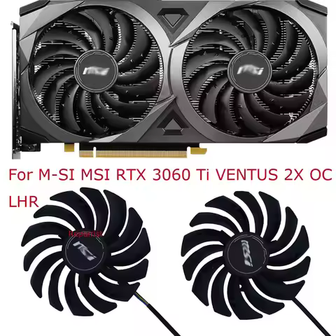 Video Card Fan,Video gpu vga Cooler,PLD10010B12HH,2Pcs/Set,For MSI RTX 3050 3070 rtx3060 RTX3060Ti V