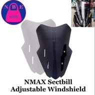 ◄NBE NMAX Sectbill Adjustable Windshield