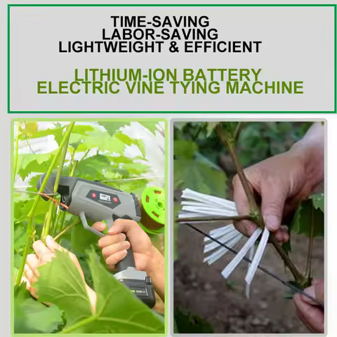 Electric Branch Tying Binding Machine Grape Tomato Branch Vine Binding Fully Automatic Knotter Garde