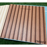 Brown, Grey, Black, Cream Wood Lattice Motif Wallpaper