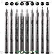 LUCKYSTOREGOODS 9Pcs/Set Art Pens, Writing/Painting/Sketch Fine Point Sketch Pens, Portable Art Stat