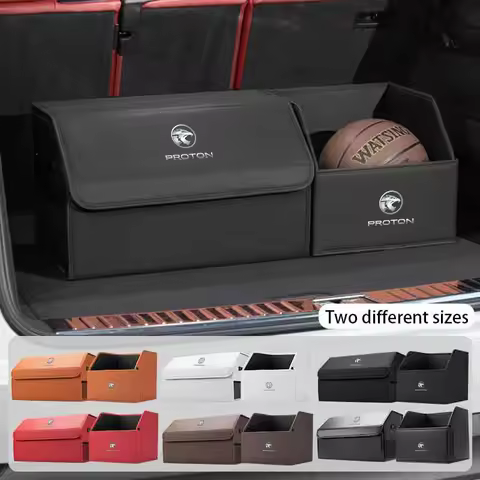 Car Trunk Storage Box Organizer Foldable Stowing Tidying Container Bag For Proton X50 V6 X70 L3 L5 E