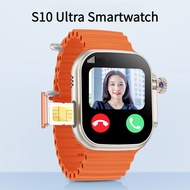 S10 Ultra Smart Watch with SIM Card slot And WiFi 5G/4G Android Smartwatch Camera  NFC GPS Google Pl