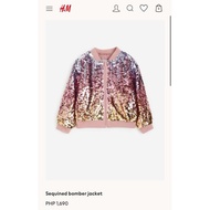H.h&.Mmm Sequin Bomber Jacket