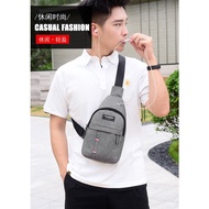 Crossbody Chest Sling Bag For Men Shoulder Casual Fashion Slingbag Beg Bahu Lelaki Murah Dompet Silang Fashion 男胸前包