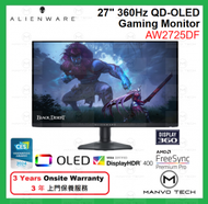 ALIENWARE - 27 360Hz QD-OLED 遊戲顯示器 - AW2725DF