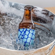 【VVL】-Ice Buckets Galvanized Tub - Drink Buckets for Parties Beverage Tub for Barbecue Enthusiasts B