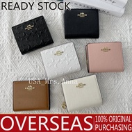 C2862 Women's Wallet Scratch Resistant Leather Folio Buckle Wallets Coin Purse