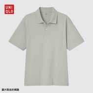Uniqlo airism 短袖 polo衫 薄荷綠 馬卡龍色 莫蘭迪色