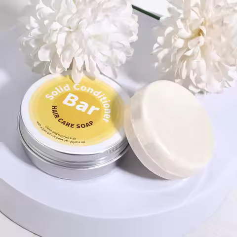 Plant Essential Oil Hair Conditioner Soap Rich In Argan Oil Coconut Oil Jojoba Oil Deep Hair Care So