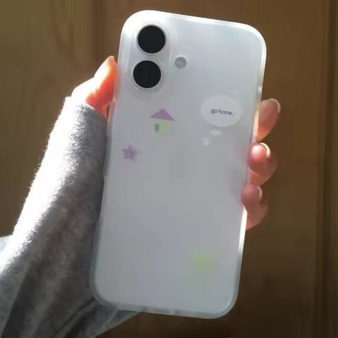 Korean Ins Fresh Colorful Star House Pattern Phone Case For iPhone 17 16 15 14 13 12 11 Pro XR XS Ma