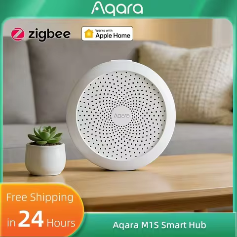 Aqara Smart Hub M1S Gateway Wireless Zigbee 3.0 Wifi RGB LED Night Light Remote Control with Matter 