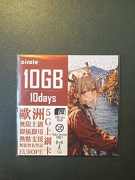 歐洲Vodafone 歐洲33國 5G上網卡 10GB 10日 即插即用 熱點支援 無需實名登記