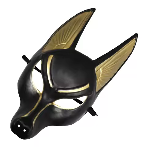 Anubis Mask Masquerade For Halloween Cosplay Plastic Party Masks Costume Creepy
