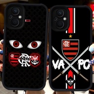 Black Casing for OPPO Reno 7Z 8Z Find X5 8 7 Lite 5G H79 Flamengo Club