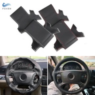 For BMW 3 5 Series E36 E46 E39 X3 E83 X5 E53 Hand-stitched Car Steering Wheel Leather Cover Trim Int