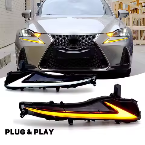 For Lexus IS250 IS300 IS350 2016-2020 RGB Headlights,Multi-Color Changeable Car LED Headlamp with Dy
