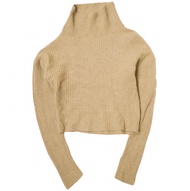 POLO RALPH LAUREN Rive Dole 羊絨高領毛衣，XS 碼，米色，針織上衣 [二手] [POLO RALPH LAUREN]