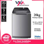 [Deliver KLANG VALLEY Area Only] Haier 20kg Top Load Submarine Inverter Fully Auto Washing Machine HWM200-M1990DD Washer