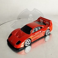DIECAST HOTWHEELS REAL CARS LOOSE FERRARI F40 COMPETITION, HOTWHEELS 5-PACKS LOOSE FERRARI F40