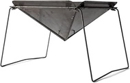 96(KURO) Fire Pit - Compact, Lightweight, Approx. 4.6 lbs (2.1 kg), Japanese Handcrafted Stainless S