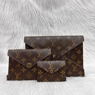 Louis Vuitton M62034原花三合一信封手拿包 卡包 Kirigami Pochette