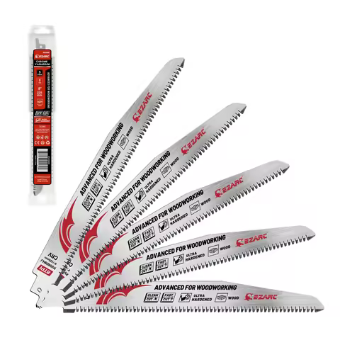 Reciprocating Saw Blades 9 Inch Japanese Teeth Design Tri-Edged Fleam Ground Teeth 8TPI 225mm Multi 