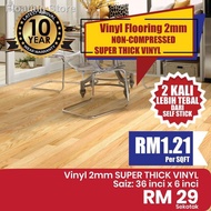 ❀🔥SPECIAL OFFER🔥 2mm Vinyl Flooring Luxury Plank PVC 6x36inch 16pcs/24sqft