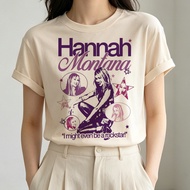Hannah Montana Female Streetwear T-Shirt - 80s Retro Style