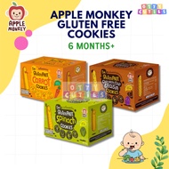 APPLE MONKEY ORGANIC GLUTEN FREE COOKIES | BISKUT BAYI GLUTEN FREE