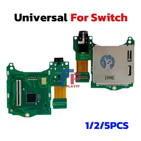 Universal Game Card Reader Cartridge Slot For Nintend Switch NS V1 V2 Game Console Card slot Repair 